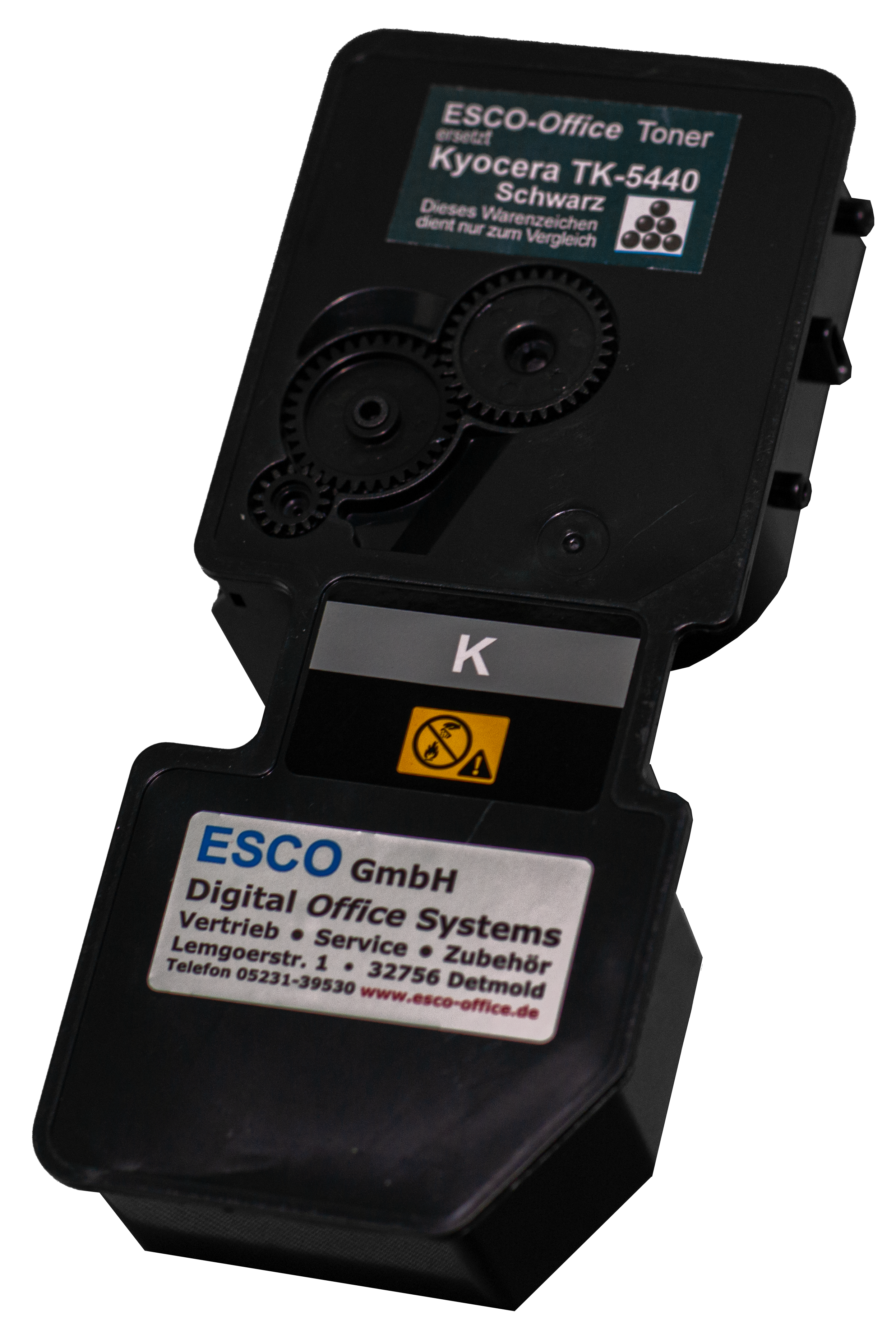 ESCO-Toner ersetzt TK-5440K für Kyocera (Schwarz)