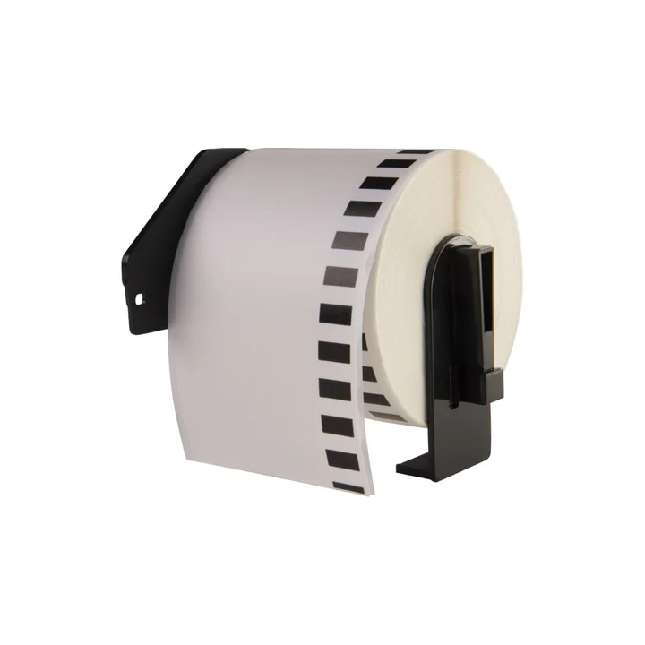 ESCO ersetzt Brother Endlospapierrolle für Etikettendrucker DK-22205 weiß 62,0mm x 30,48 Meter