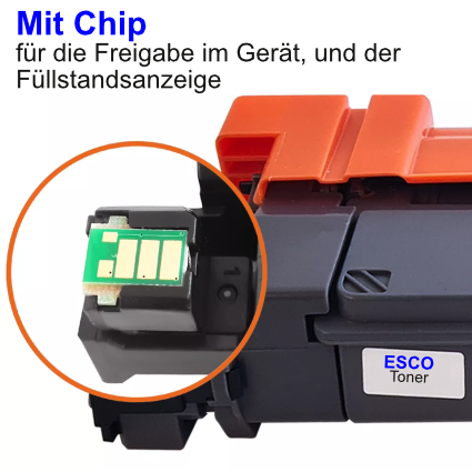 ESCO-Toner ersetzt Brother ~TN-248XLbk~ BK=Black/Schwarz